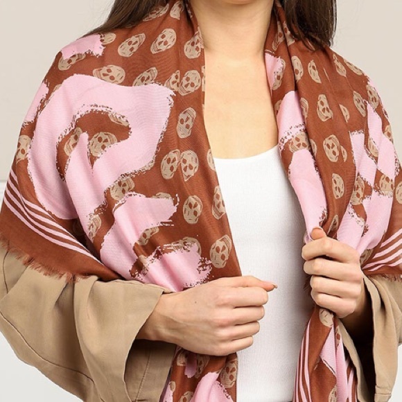 Alexander McQueen Graffiti Biker Scarf - Picture 10 of 10